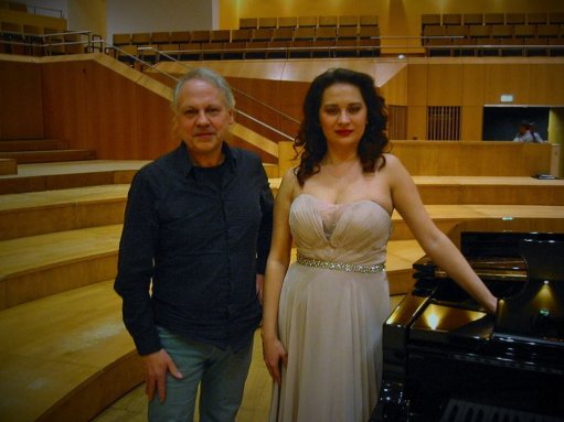 Bamberg Konzerthalle Januar 2019 mit der Pianistin Kamila Akhmedjanova